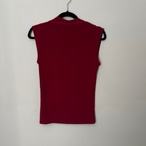 Aritzia Rich Burgundy Botanist Tank